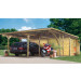  Karibu | Dubbele Carport Eco 1 | Variant A 200263-01
